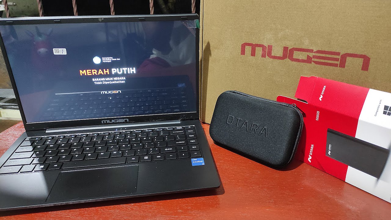 UNBOXING laptop bantuan digitalisasi pendidikan yang diberikan oleh negara ke sekolah di indonesia