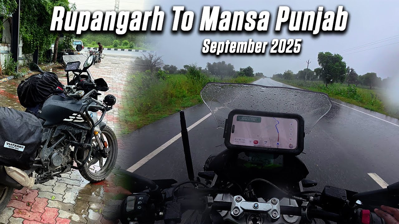 Mumbai to Leh Ladakh Bike Ride 2025 | Rupangarh To Mansa Day 3