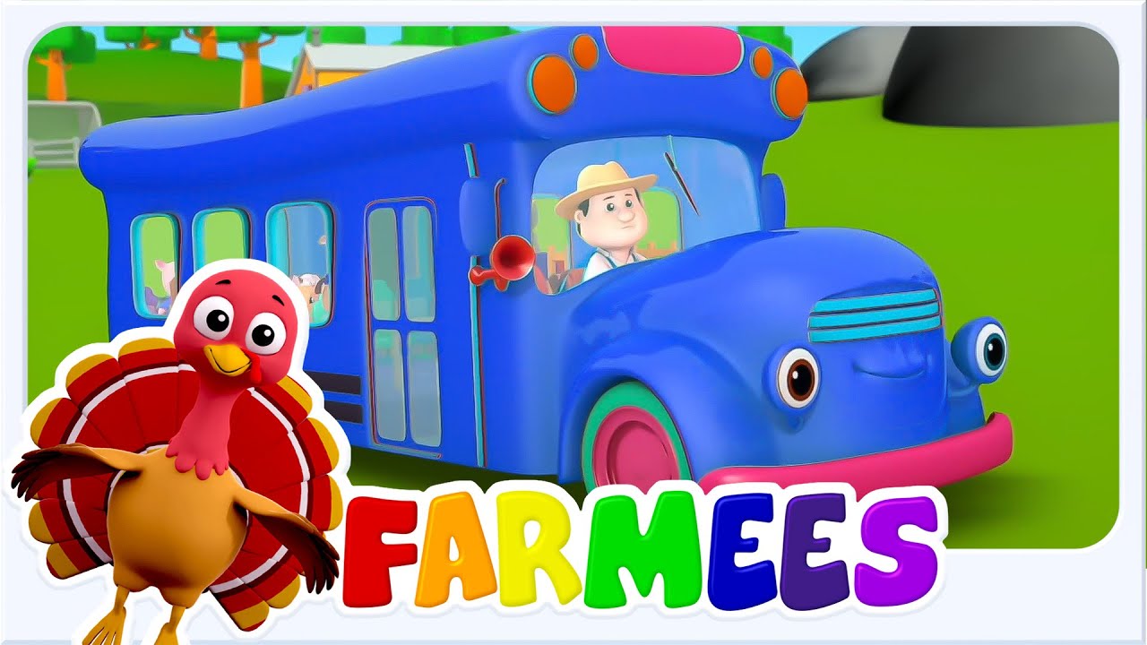 Die Räder am Bus 🎶| Lernlieder für Kleinkinder auf Deutsch