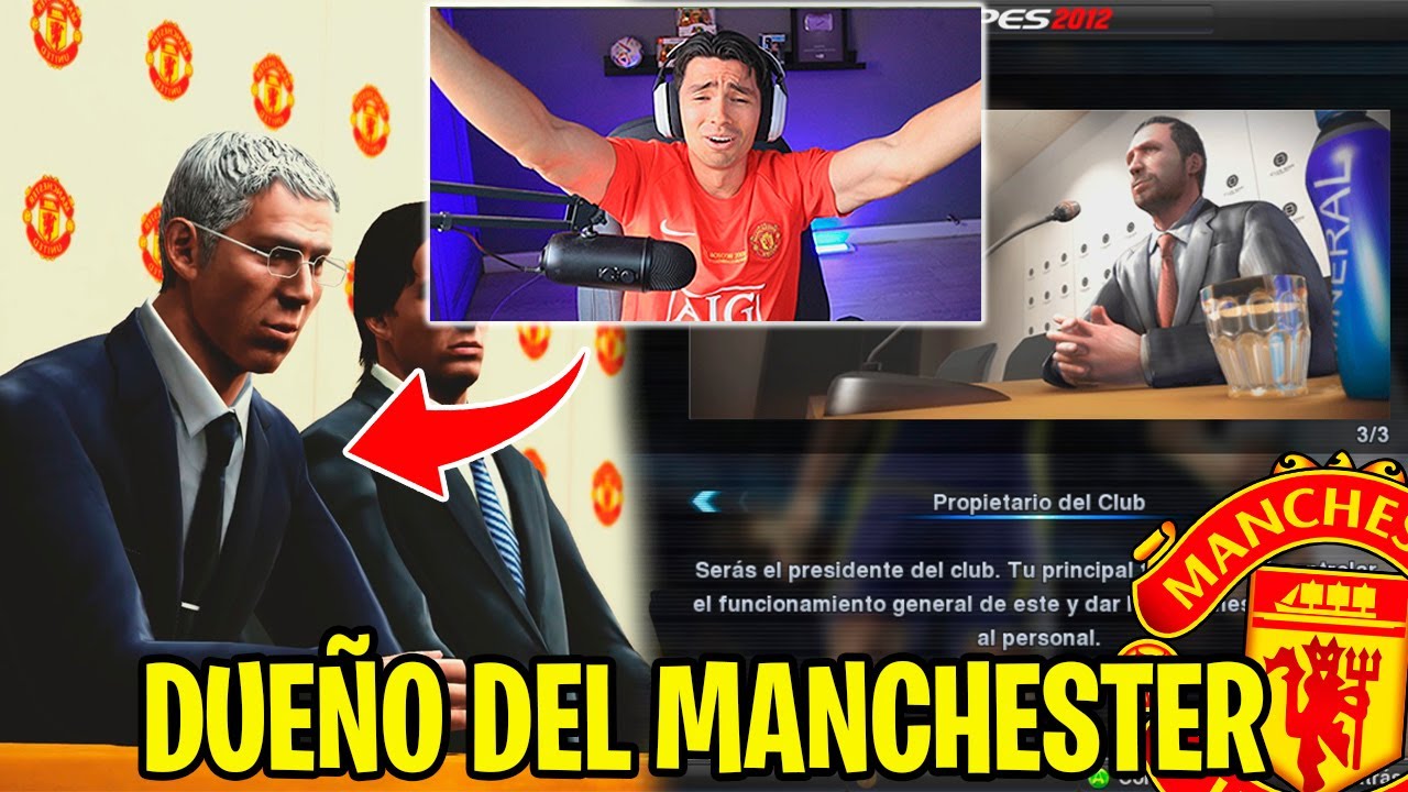 INTENTO SALVAR AL MANCHESTER UNITED EN EL MODO PROPIETARIO DEL CLUB de PES 2012 😨