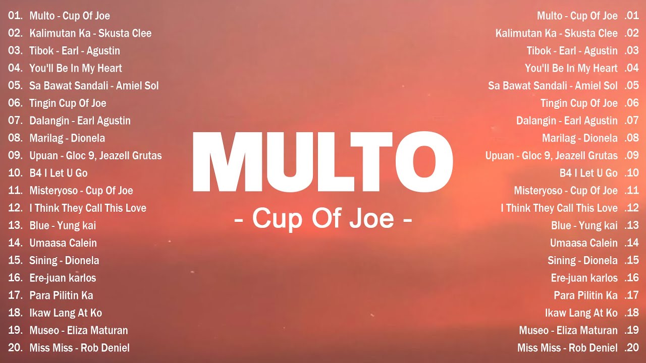 Multo - Cup Of Joe, Tibok - Earl Agustin 🎧 Best New Tagalog Love Songs 2025🎶 Hot Hits OPM On Spotify