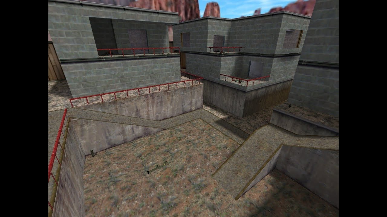 I loaded Half-Life's Crossfire map on Counter-Strike 1.6