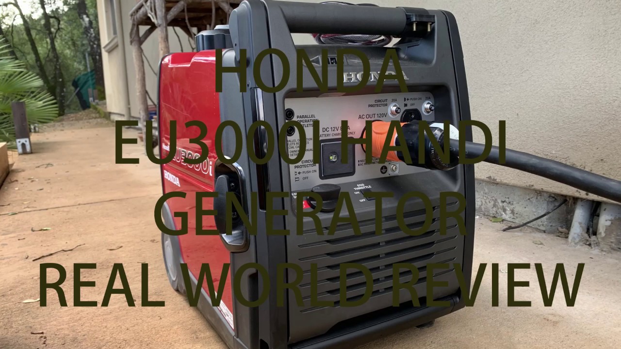 Honda EU3000i Handi Generator Review - Real-World Power Outage