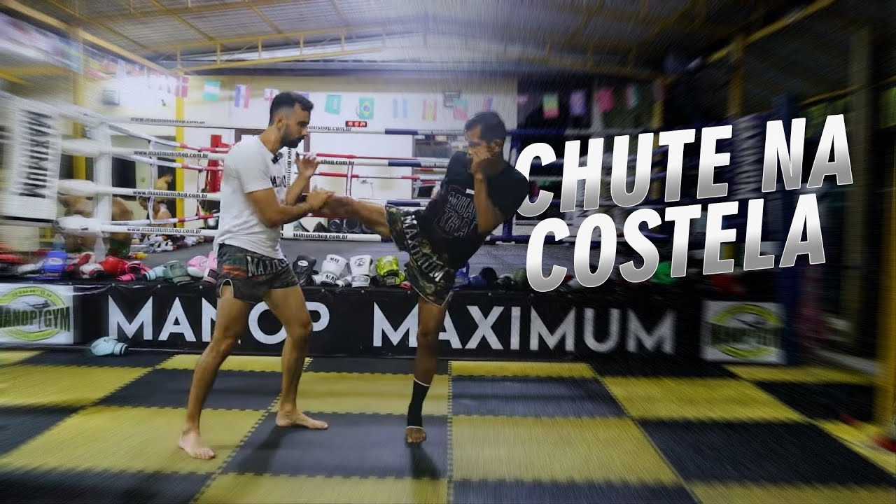 COMO APLICAR CHUTE NO TRONCO NO MUAY THAI  |  COM MESTRE MANOP   MAXIMUM BOXING