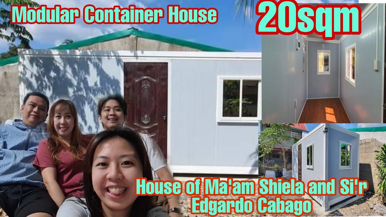 Modular Container House Magkano nga ba ang Ganitong klaseng house Congratulation's to the owner