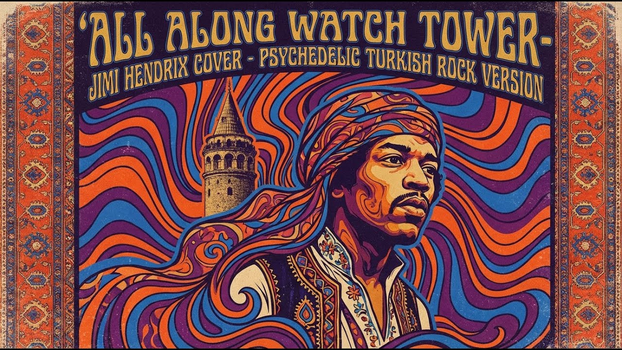 All Along the Watchtower - Jimi Hendrix but it's a Psychedelic Turkish Rock Cover