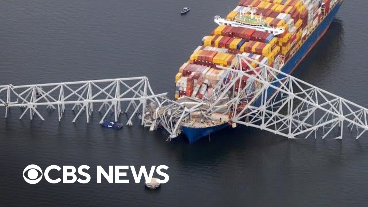 Construction workers honor Baltimore bridge collapse victims | full video