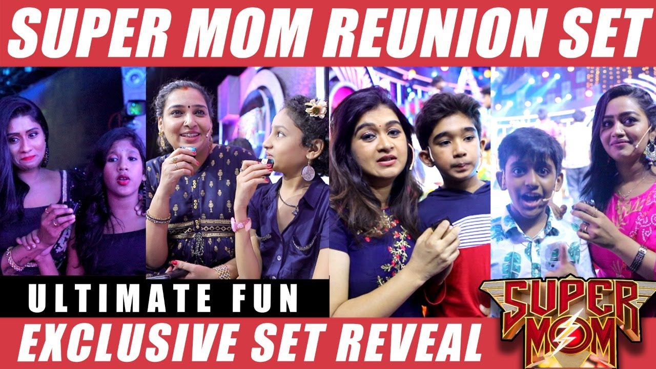 Super Mom Reunion Making | Zee Tamizh | Super Mom's