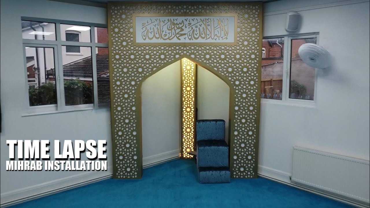 Time Lapse Video &bull; Bilal Academy New Mihrab Installation