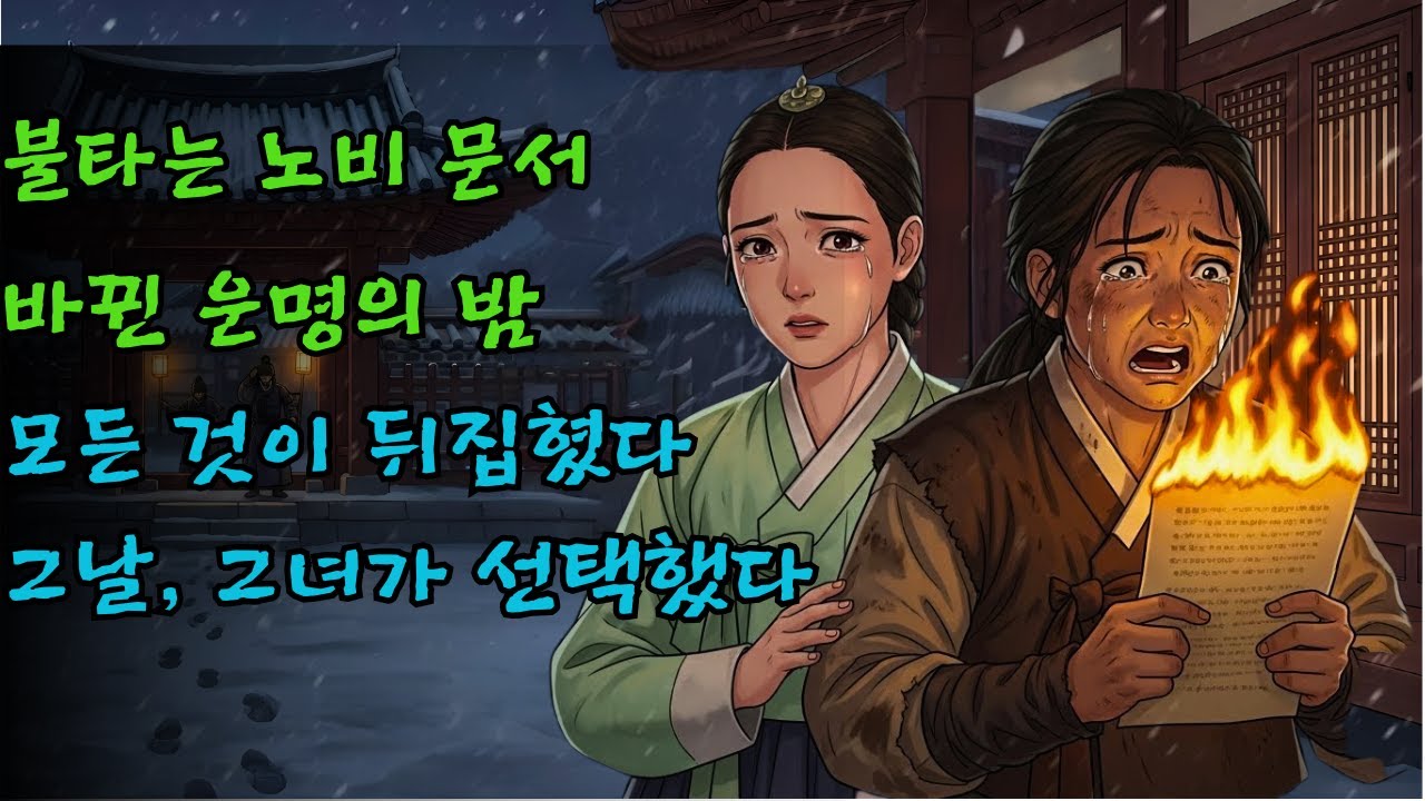 불태운 노비 문서 뒤에 숨은 약속, 세월을 넘어 돌아온 은혜 | 감동 민담