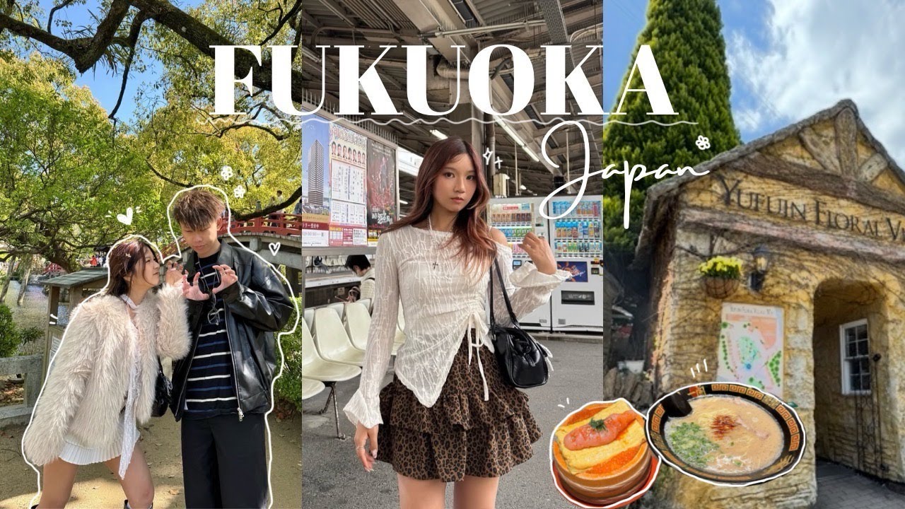 JAPAN VLOG: FUKUOKA🍜🍥🥢 yufuin ghibli village, eating ramen everyday, ichiran flagship shop, yakiniku