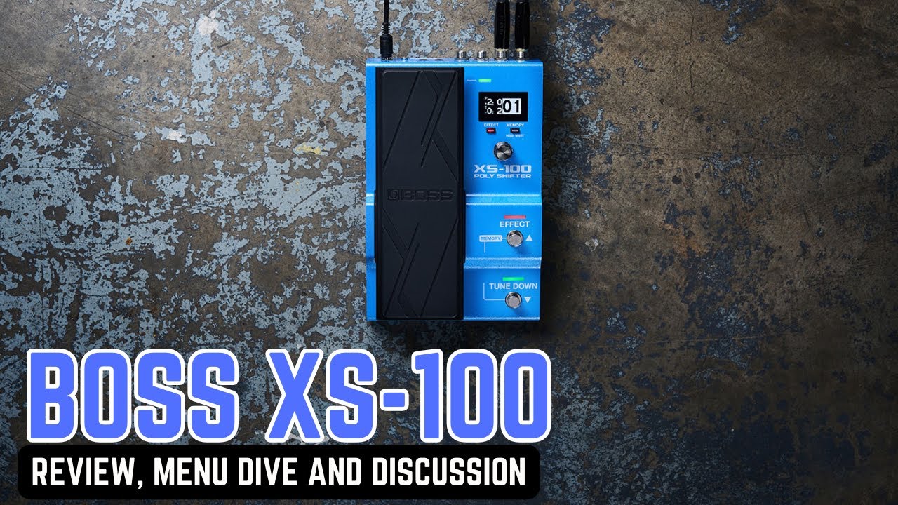BOSS XS 100 — обзор, обзор меню, первые впечатления от концерта