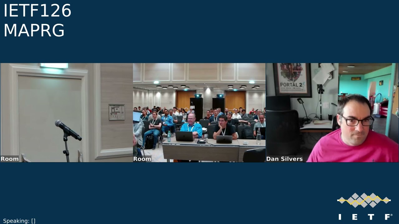 IETF 126: Measurement and Analysis for Protocols (MAPRG) 2026-07-23 14:30