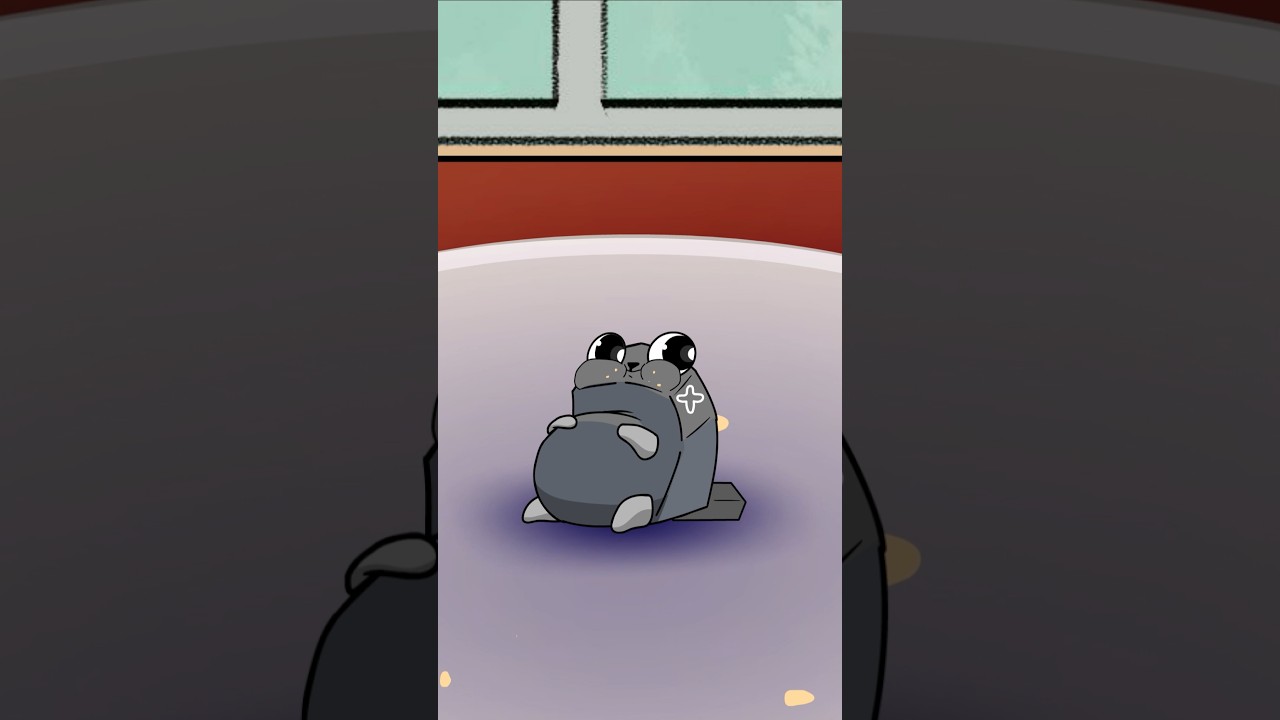Pebble is a little hungry.. #animation #roblox #dandysworld