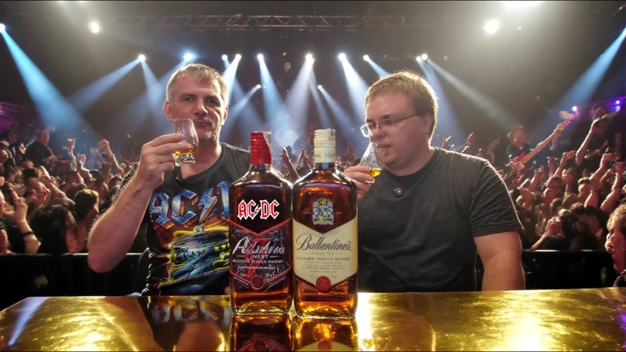 Пробуем лимитку Ballantine&rsquo;s с AC\DC &mdash; Вкусно или нет? Сравниваем с Ballantine's Finest.