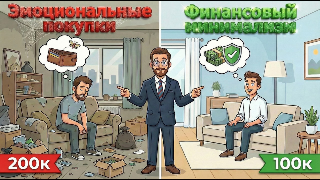 Эмоциональные покупки делают тебя беднее. Финансовый минимализм как инструмент сохранения капитала.