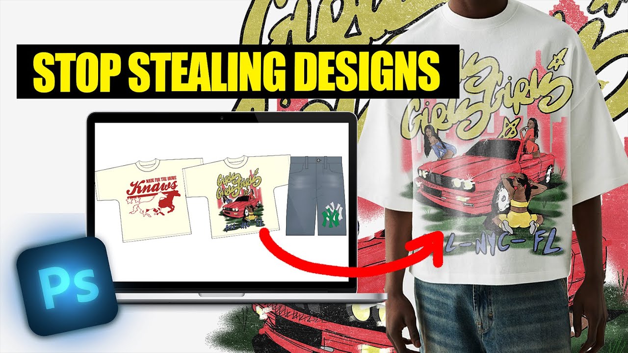 DESIGN this for your CLOTHING BRAND | Full Process
