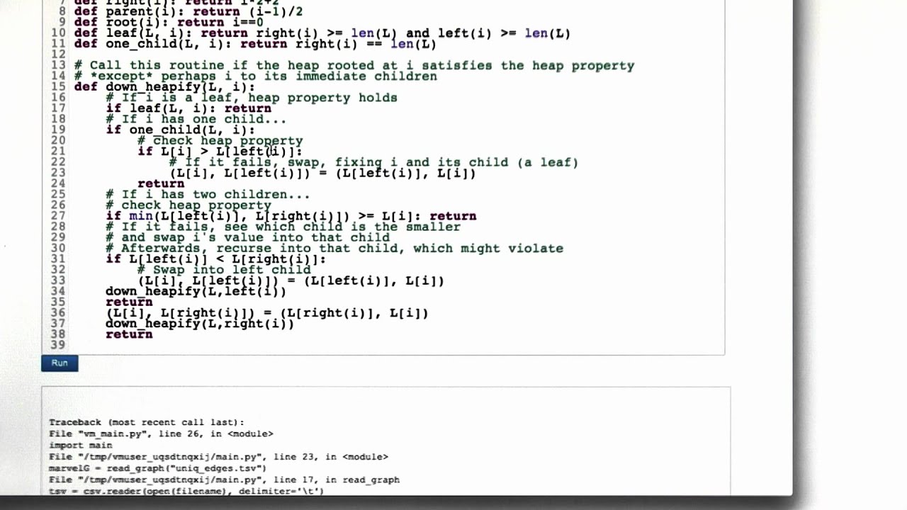 Down Heapify - Intro to Algorithms