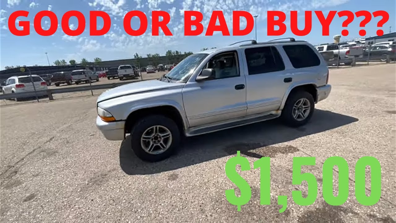 Я КУПИЛ DODGE DURANGO R/T 2003 ГОДА ЗА 1500 ДОЛЛАРОВ НА АУКЦИОНЕ... ЭТО БЫЛА ХОРОШАЯ ИЛИ ПЛОХАЯ П...