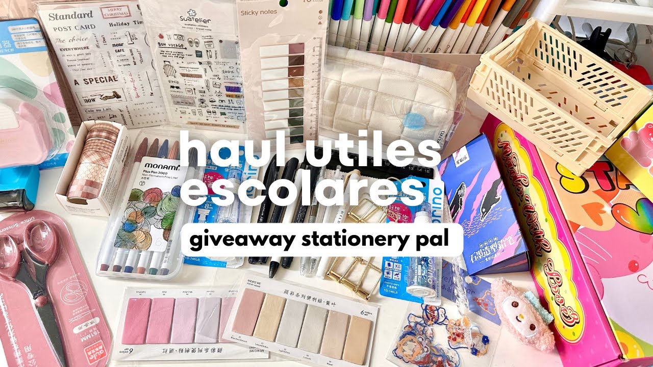 GIVEAWAY UTILES ESCOLARES DE STATIONARY PAL