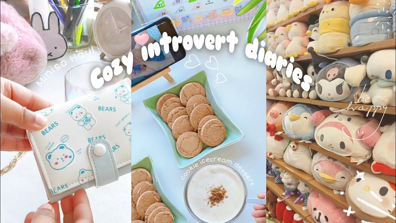 Cozy & asthetic day in my life ✨ Miniso Haul 🧸🛍️ 🍓 Going outside 🚍 Dessert🍨 Food 🍛 Pink outfit  🩷
