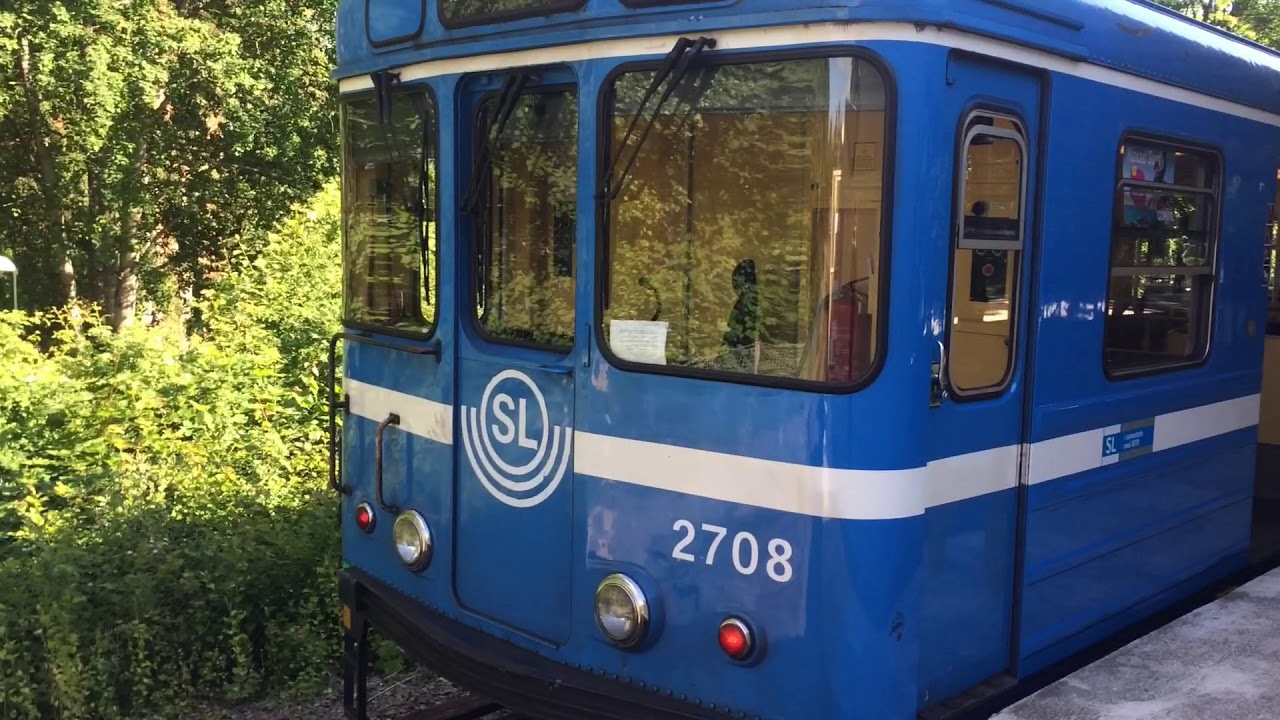 Samma C6 Tunnelbana Vid Västertorp Två Gånger