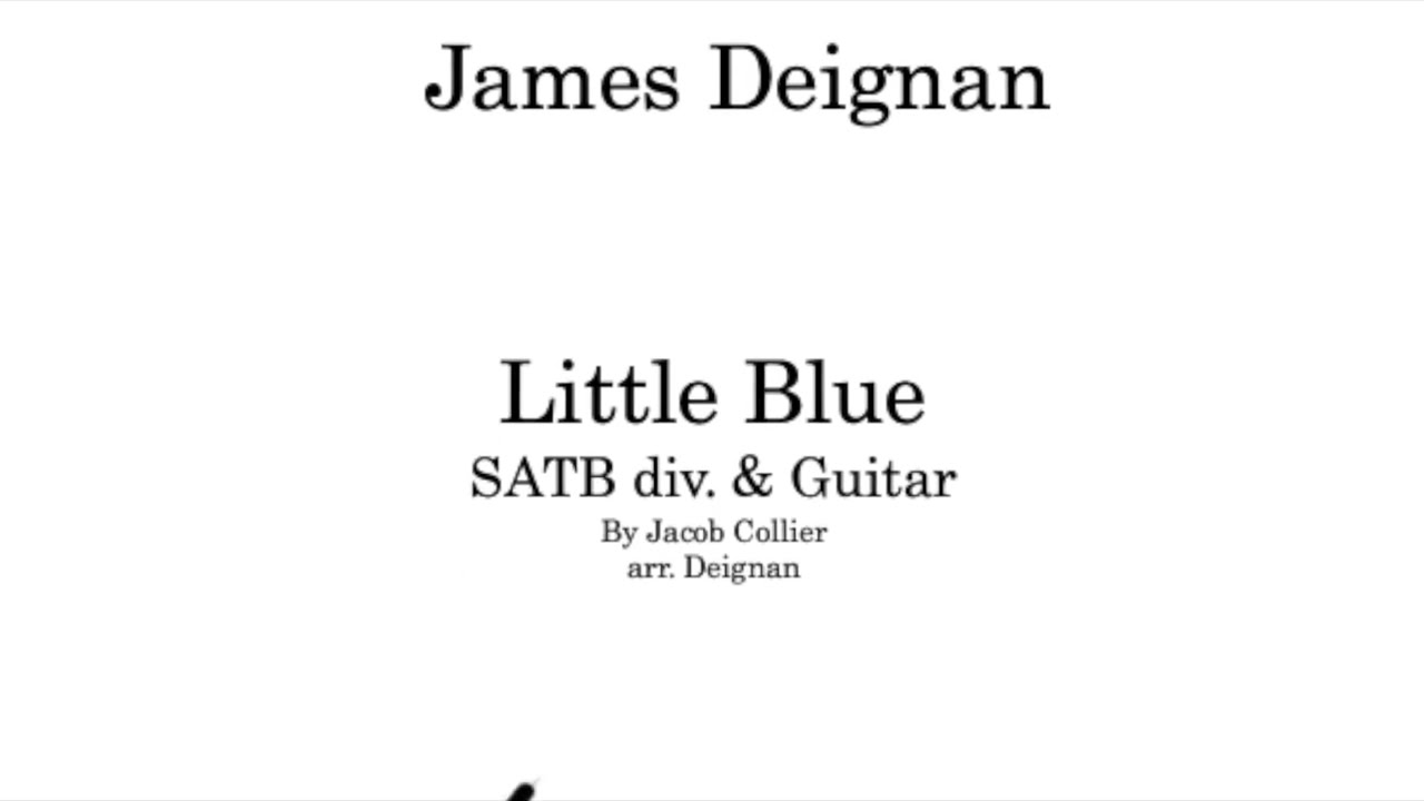 Little Blue SATB guitar by Jacob Collier