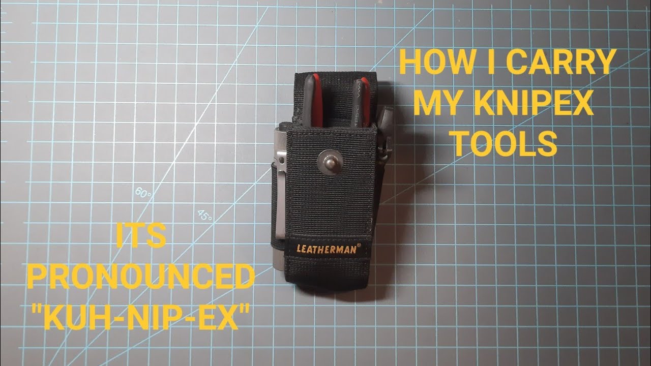 KNIPEX: плоскогубцы Cobra 5 дюймов и гаечный ключ для плоскогубцев 5 дюймов. И как я их ношу
