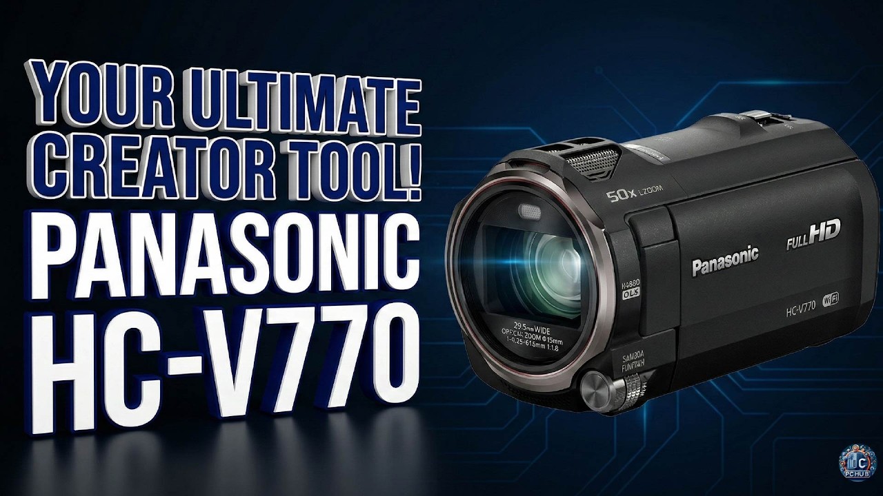 Обзор и настройка ПК камеры Panasonic HC V770: идеальная камера для стриминга!