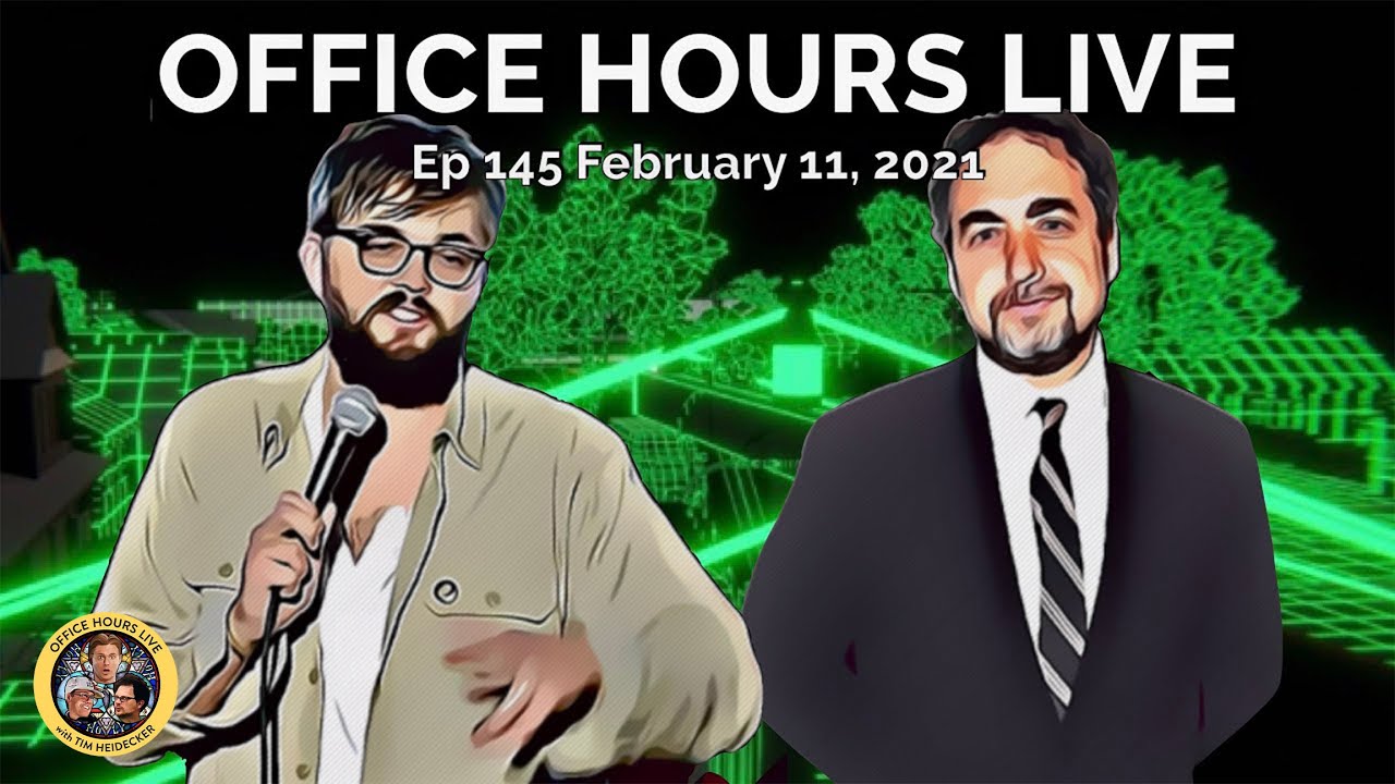 Rodney Ascher (A Glitch in the Matrix) & Nick Thune on Office Hours Live (Ep 145 2/11/21)