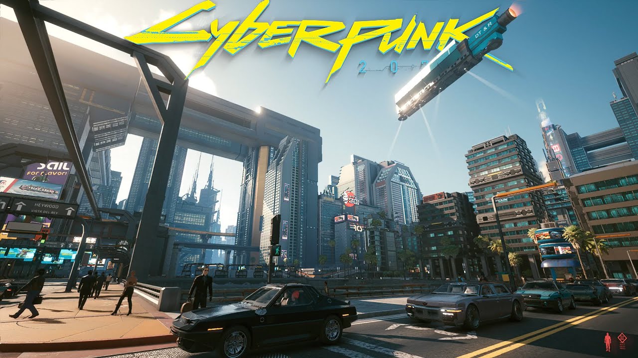 Cyberpunk 2077 - Walking around JAPANTOWN, Night City I Binaural Sound I