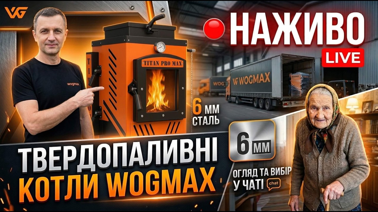 🔴 LIVE: Підбір котлів Wogmax онлайн | Консультація у чаті