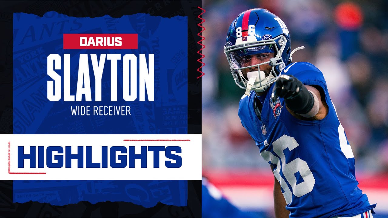 HIGHLIGHTS: Darius Slayton is BACK with the New York Giants