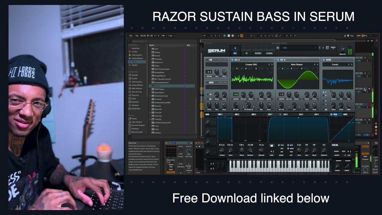 How to make a razor sustain bass in 6 minutes [SERUM TUTORIAL]