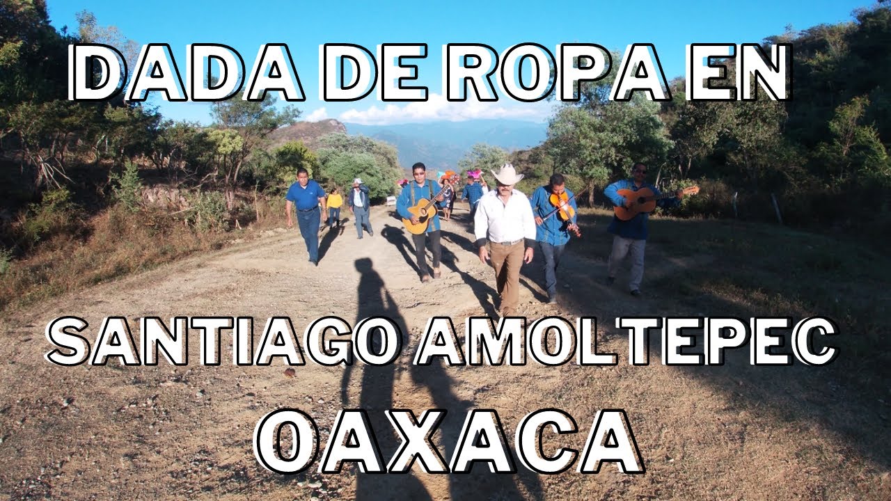Dada de ropa en Santiago Amoltepec