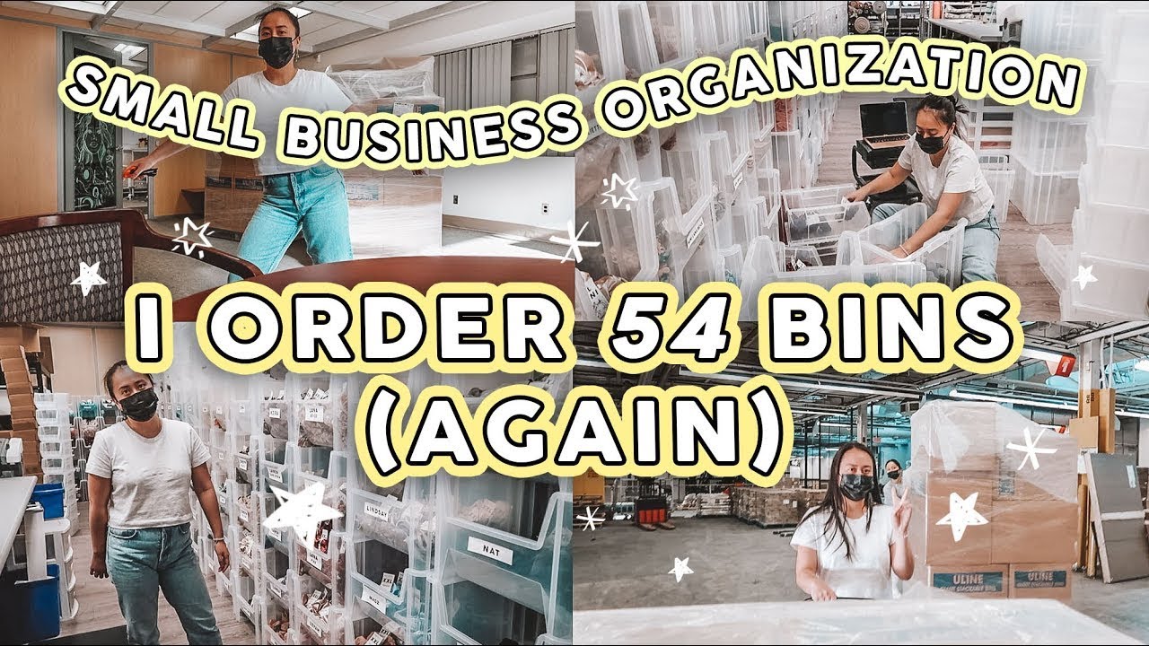 STUDIO VLOG #46 📦I ORDERED 54 NEW BINS 📦AGAIN!! 🔥Reorganize The XXL Scrunchie Wall With Us ✨