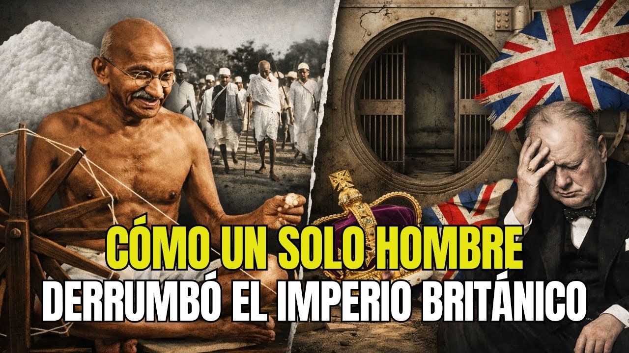 Cómo Gandhi quebró al Imperio Británico sin disparar una sola bala