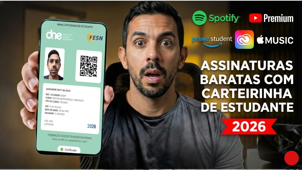  YouTube Premium através de CURSO GRÁTIS - [ATUALIZADO 2026]