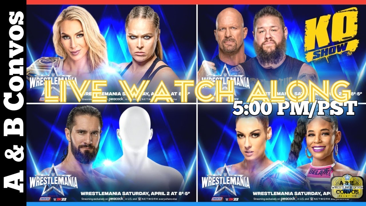 WWE WrestleMania 38 Live Stream Watch Along | Night 1