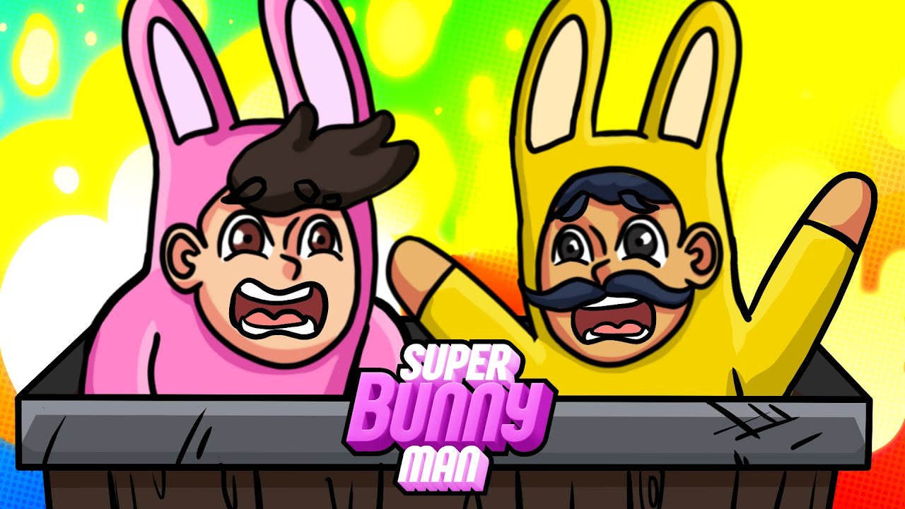 KRÓLICZKI VS ZGLITCHOWANE WÓZKI! | SUPER BUNNY MAN