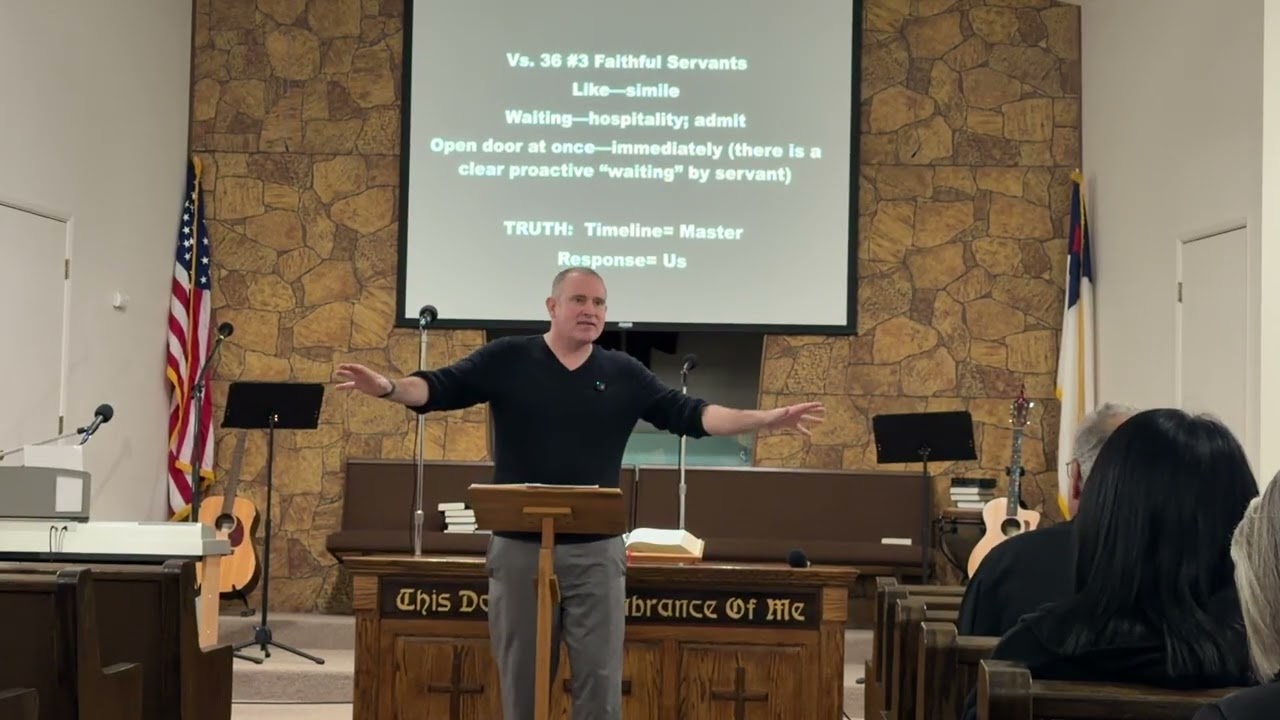 Luke 12  Jesus coming again