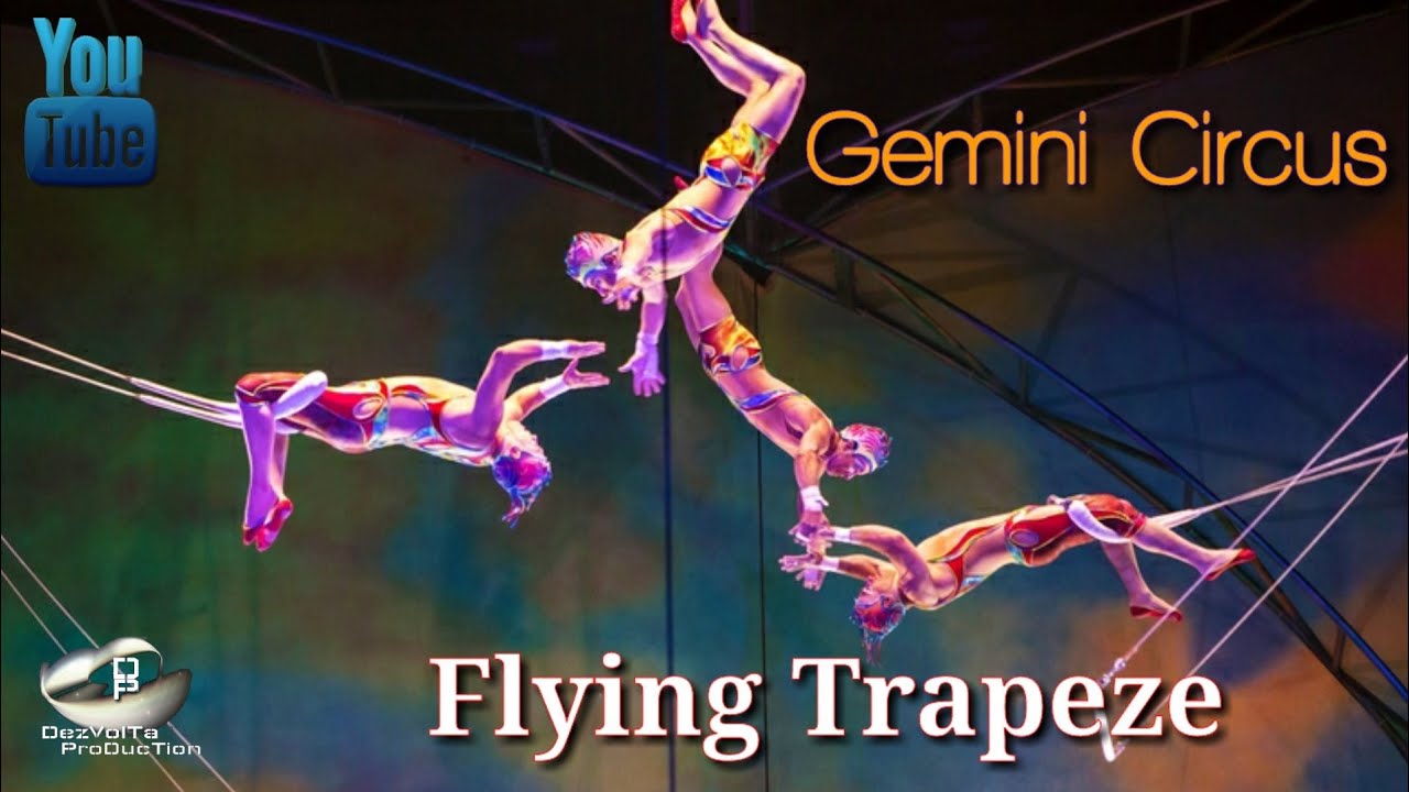 Circus Flying Trapeze Artists Gemini Circus (खतरनाक करतब करते कलाकार)