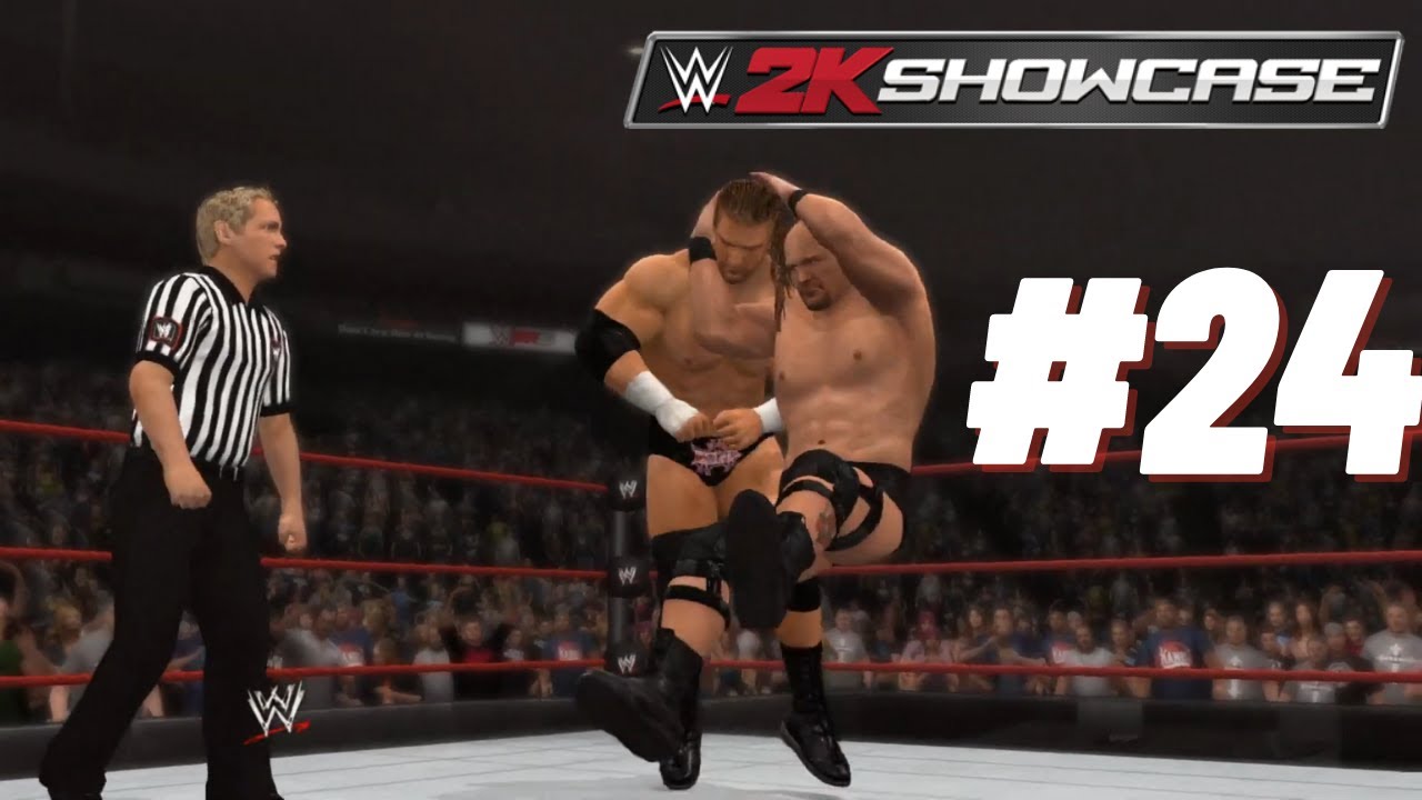 WWE 2K16 - Match #24 - Stone Cold Steve Austin vs Triple H [Austin 3:16 Showcase] (1080p) (PS3)