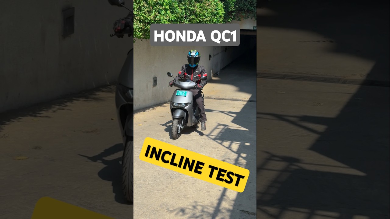 Honda QC1 Incline Test &ndash; Standard vs Eco Mode | autoX #shorts