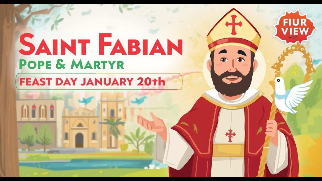 Saint Fabian | Pope & Martyr | Feast Day January 20 | Saint Story for Kids