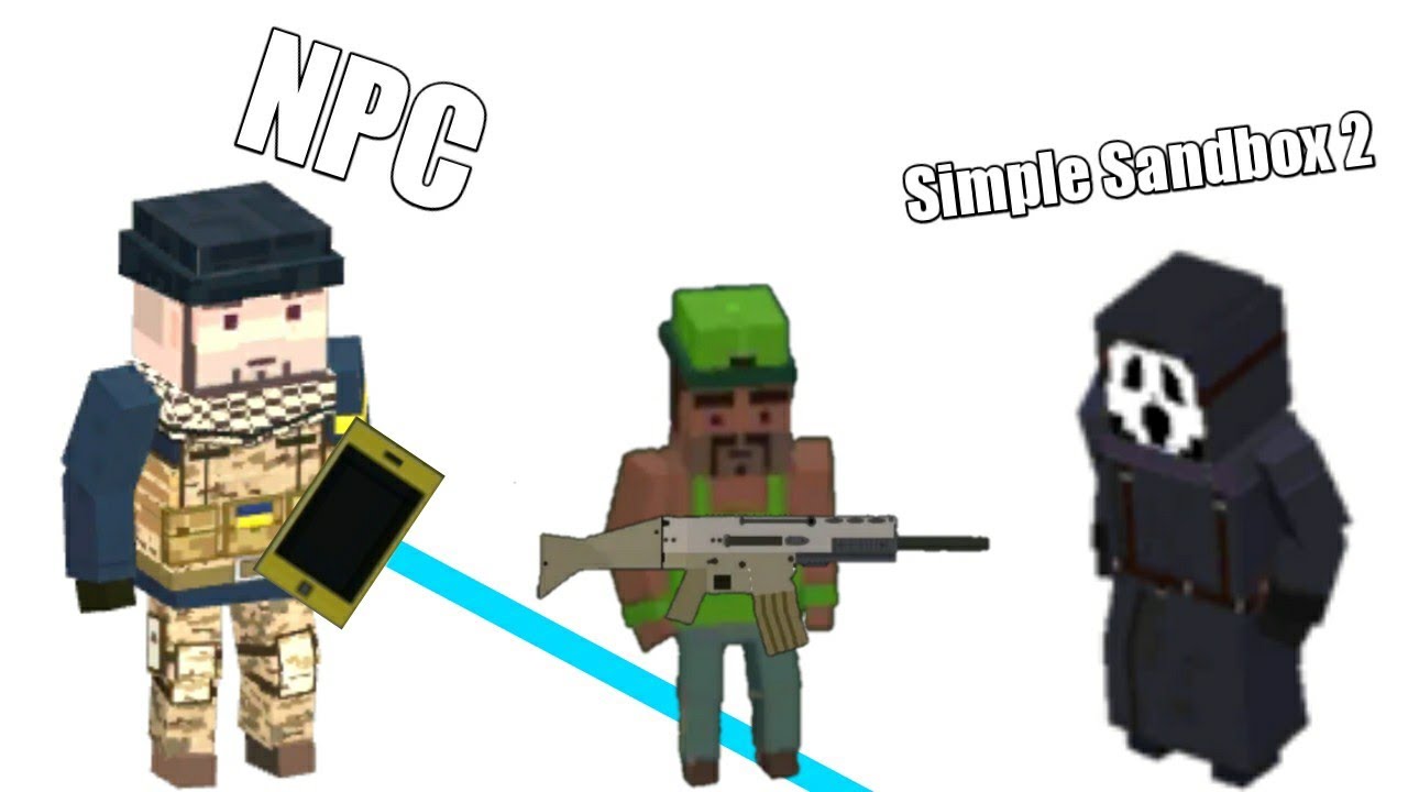Simple Sandbox 2 - What if ssb2 has NPCs (Concept/Fake)