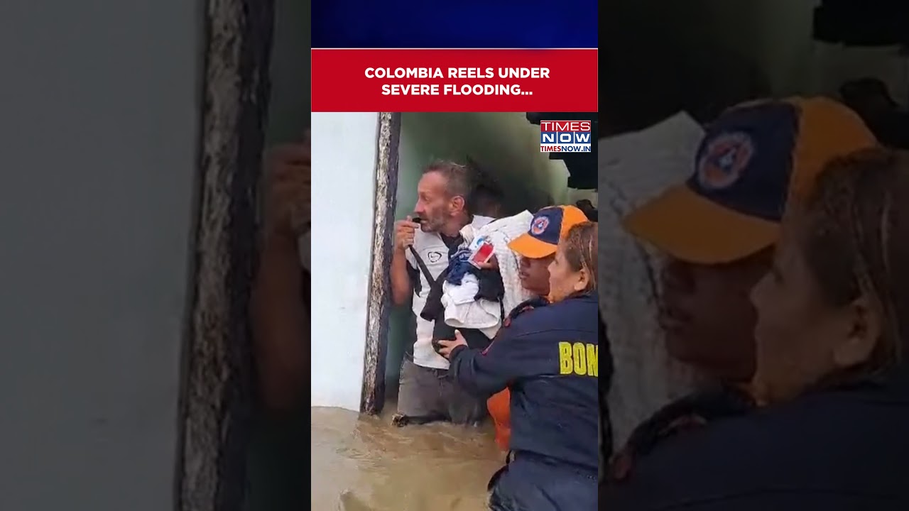 Hundreds Evacuated In Colombia After Devastating Floods #shorts #watch