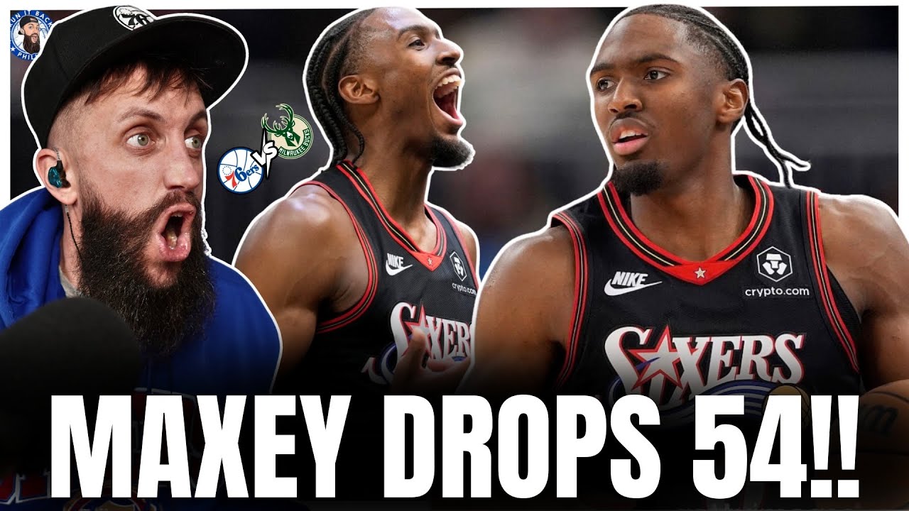 Sixers beat Bucks in OVERTIME on a Tyrese Maxey 54 POINT GAME!