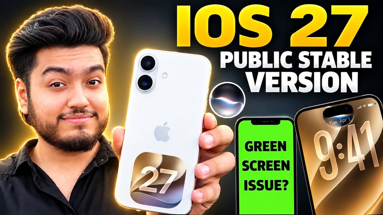 iOS 27 Update on iPhone 17🔥30+ New Features in Hindi🔥 Should you update to iOS 27 or iOS 26.7?