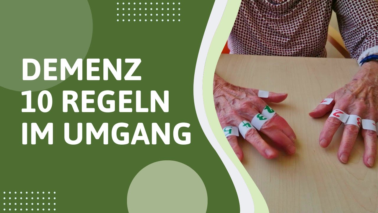 10 Regeln im Umgang mit Demenzkranken: Orientierung, Ruhe und Verständnis
